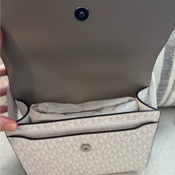 Michael Kors White and Gray Mini Bag - Picture 2 of 5